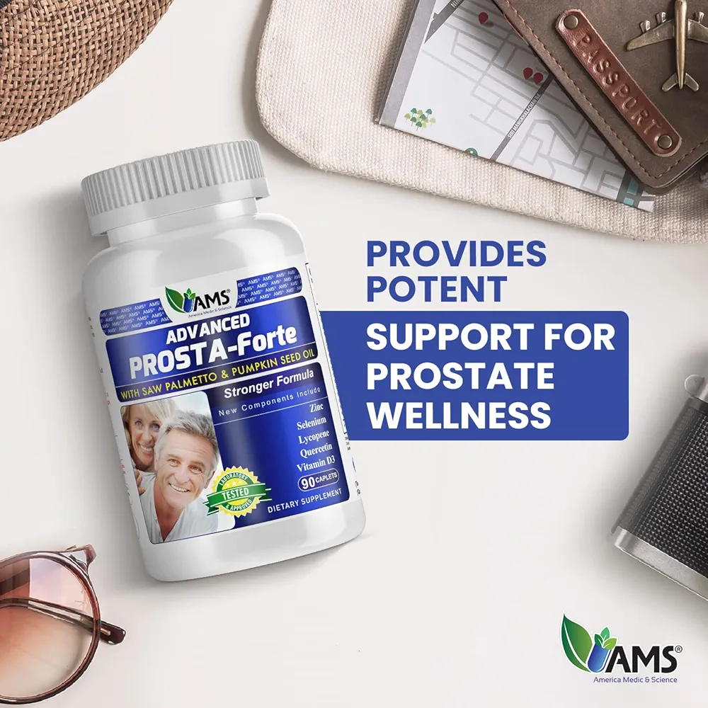 AMS Advanced PROSTA-Forte – Prostate Wellness Support, 90 Caplets - Image 3