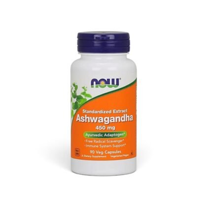 NOW Foods Ashwagandha 450 mg – 90 Veg Capsules