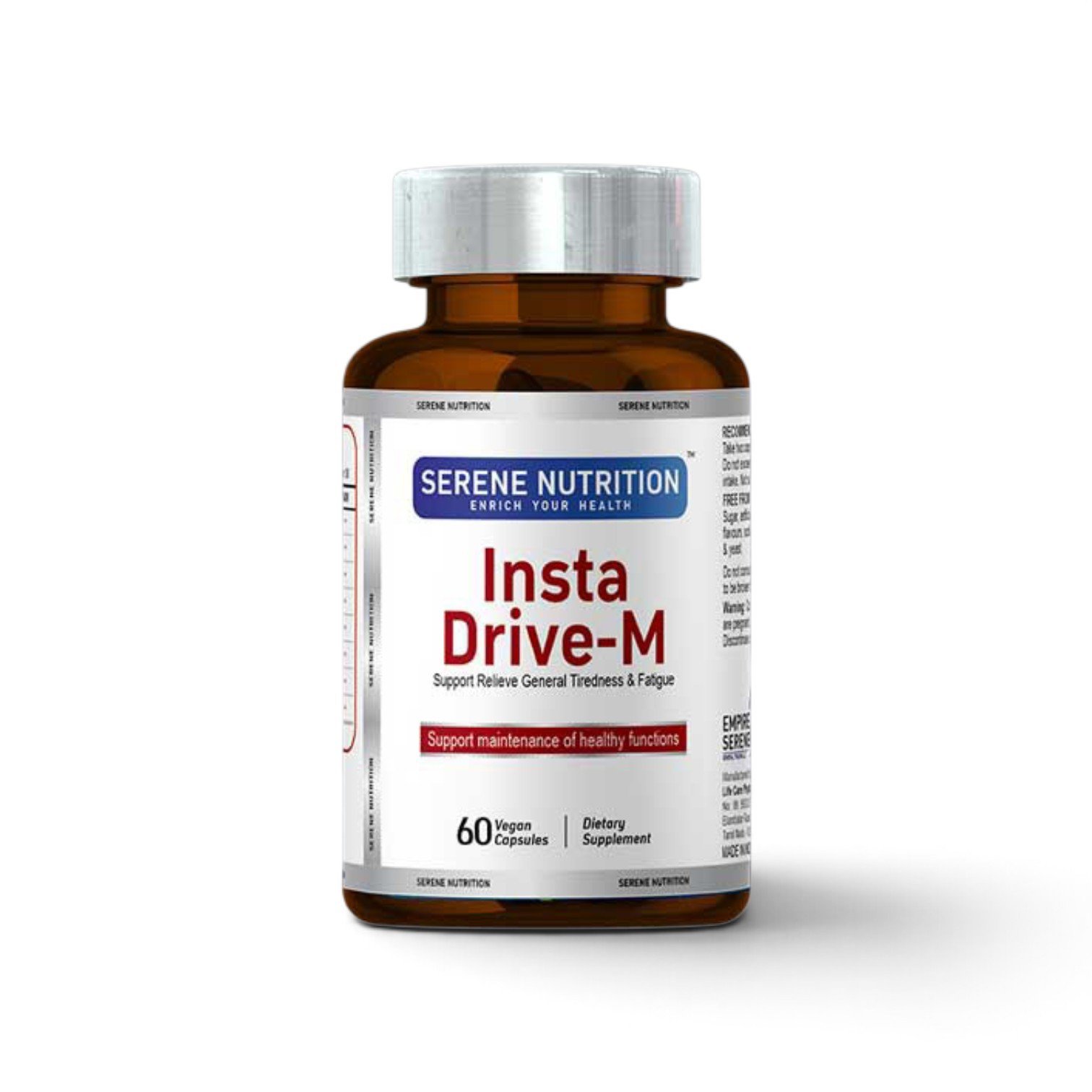 Serene Nutrition Insta Drive-M – Male Vigor & Vitality Support